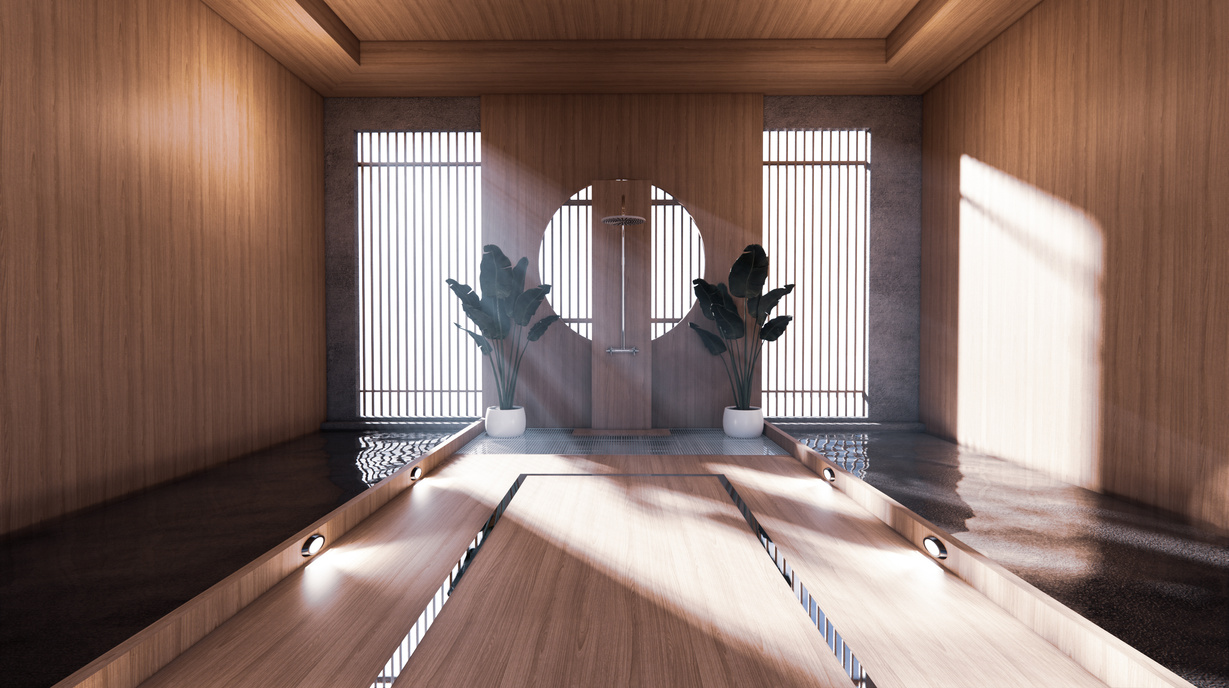 Modern Zen Shower Room 